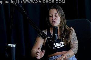 check out naughty interview with damiana flower and moai granny full of slutty brazilian bdsm on sheer red?