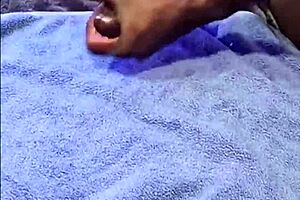 Watch this big black cock handjob masturbation cum explosion outdoors!