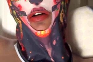 gently rubbing my wet pussy secretly on movie night pt 1 close-up squirting