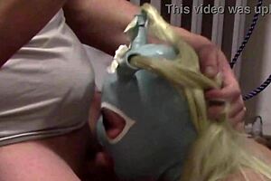Blonde Pigtail MILF Gulps Monster Cock Cum Down Throat!