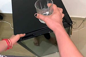 LATINA NEIGHBOR MILKS MY THICK COCK FOR CREAMY PUSSY FILL
