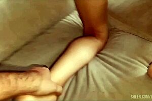 Amateur Latina Couple's Wild Easter Bareback Ride And Fuck