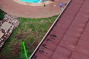 did you catch neighbors' pool orgy with my drone footage?