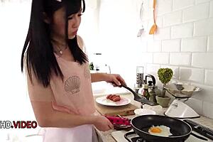 ever wonder how perky asian maid's tits lead to steamy sex?