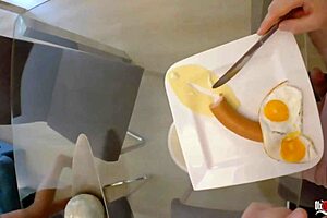 Stepson Fucks Stepmom Mouth Ass Pussy All Holes Morning Creampie!