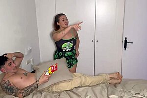 i love slamming stepsis wet pussy watching her big natural tits bounce rough cum covered!