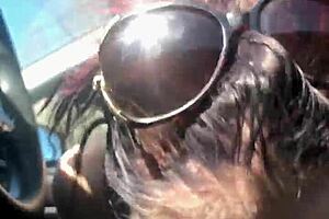 Emo slut throated roughly during car ride humiliation