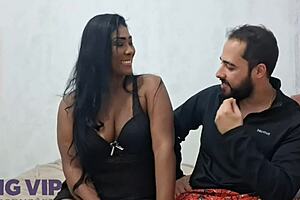Maya Alves auditions for Big VIP Productions sucking big cocks in interracial orgy creampie casting