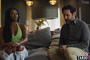 Ebony Milf Beauty Rejects Sibling's Boyfriend But Craves His Cock Deep In Her Big Ass!