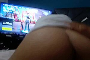 Ricos sentones mientras juego fornite en mi playstation