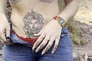 Natural beauty bares it all outdoors in Argentina's wild amateur tease