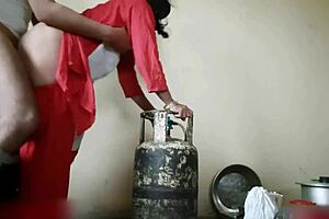 indian stepsis fucked hard in kitchen quickie