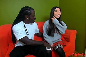 Japanese Girlfriend Cuckolded By Bbc Creampie Tight Pussy