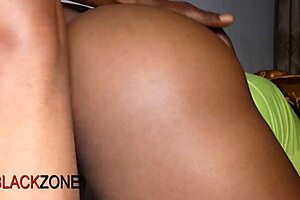 Chubby Ebony Girlfriend Loves Big Ass Doggy In Bedroom With Neighbor