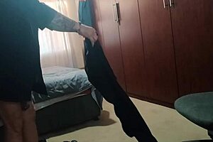 yo my stepdad n his buddy ripped my clothes n creampied my pussy in mmf threesome!