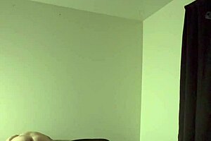 skinny babysitter flashes wet tight pussy in apartment