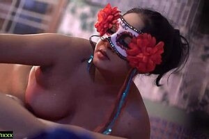 My stepmom gives me the hottest masked hotel sex ever, pure bliss