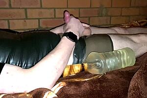 clear fleshlight cum in latex