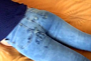 my husbands best friend cums on ass after handjob