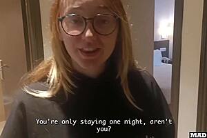 A pretty spanish girl masturbates and gets pounded
