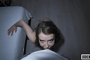 i used her holes like a fleshlight for rough throatpie