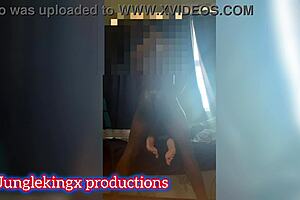 Leaked video shows dark desire getting fucked outdoors