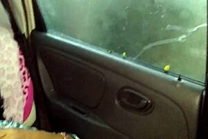 stepmom rides stepson cock in car for gain