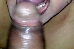 She Sucks My Dick So Good In Homemade Blowjob!