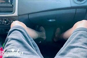 Brazilian Motorcyclist Flirts With Me And I Give Him My Cock In Public