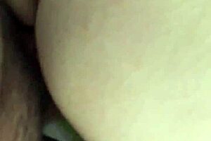 My blonde wife is such a slut, she loves getting creampied at home.