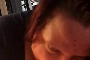 viviandimondbbw gives a super sloppy blowjob ending in messy cumshot