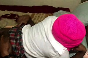 Homemade amateur video with latina