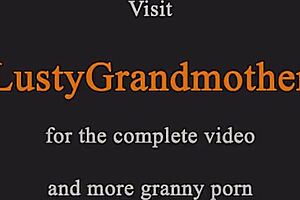 Old Granny Bent Over for Intense Doggy Pounding