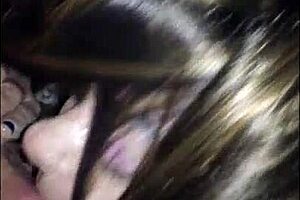 Roxie Delivers Intense Amateur Blowjob, Eagerly Swallowing Cum!