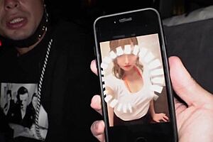 Rena – big natural tits and an adorable face in a bareback cumshot conclusion