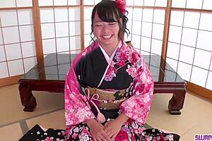 Flawless Kimono Blowjob Turns Into Wild Home XXX