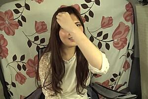 Japanese Babe Moans Through Intense Vibrator Orgasm Challenge!