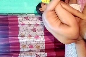 Hot young couple with big boobs can't wait to bang hard