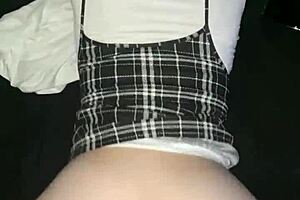 She sucked big black cock before family dinner 😏