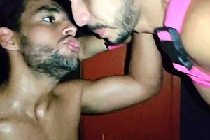 Marc Ferri barebacks in Dedalos bar cabins. Shirtless orgy with Maldonato and social!