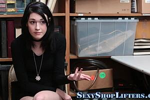 reality shoplifter caught giving blowjob and masturbation in store