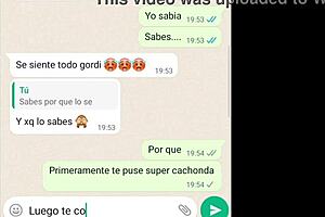 After intense sex, the couple chats on web cam in homemade video